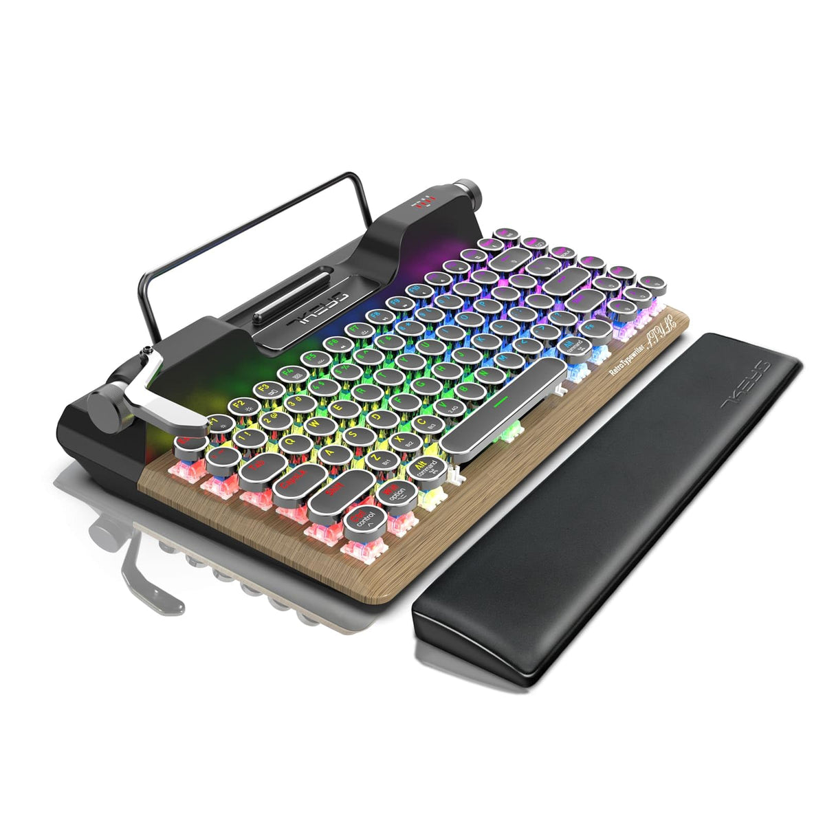Retro Mechanical Gaming Keyboard with RGB Backlight G34394