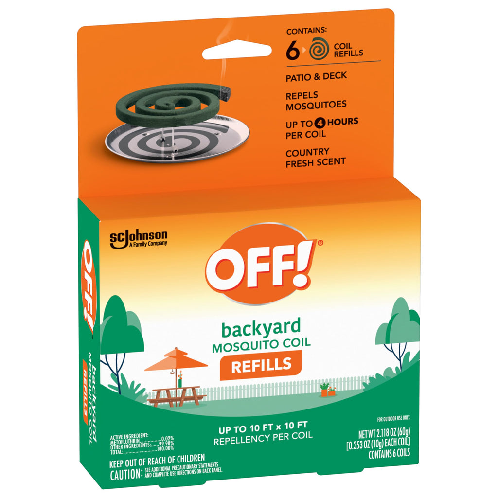 Mosquito Coil Refills 6 Count (Pack of 6) N718