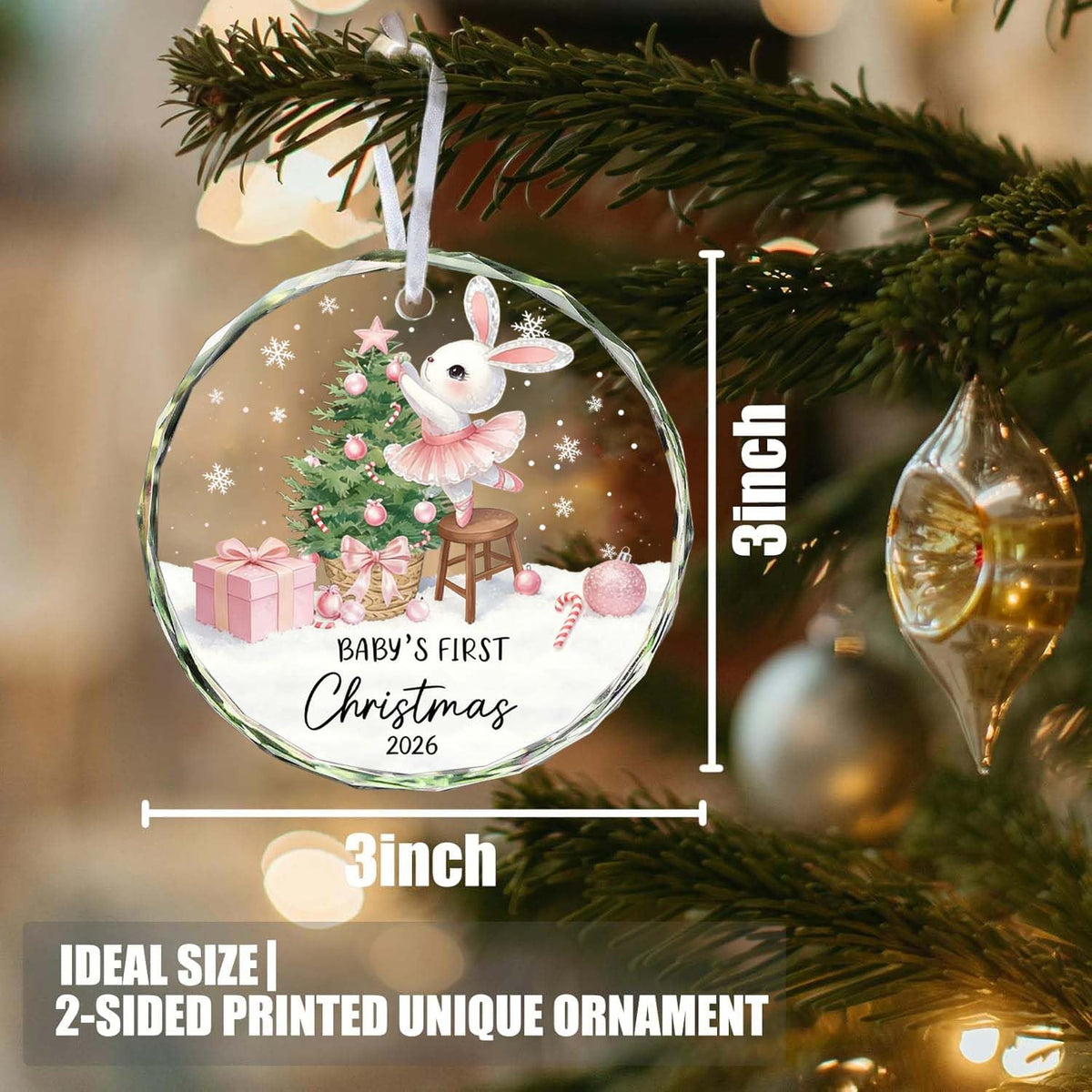 Baby Girl First Christmas Ornament E289268