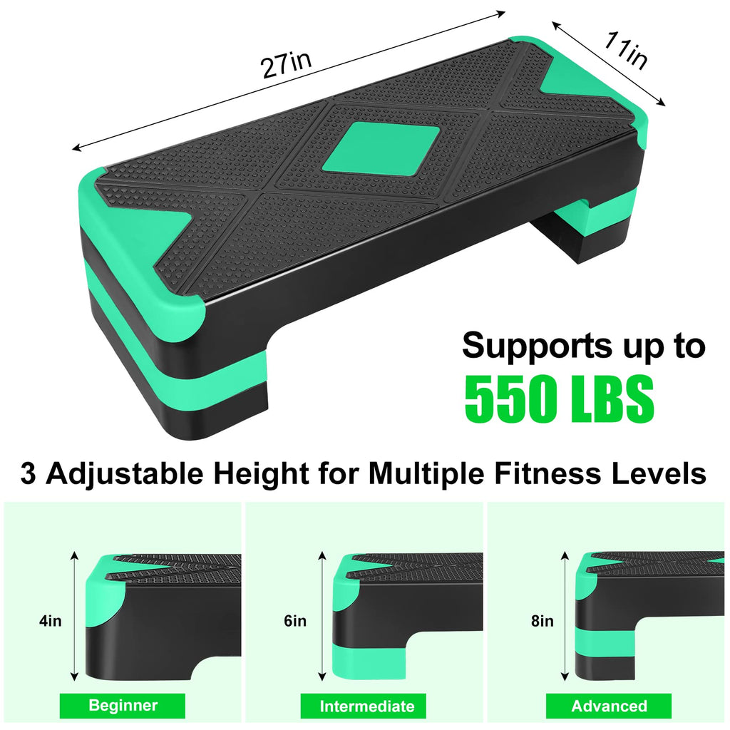Adjustable Aerobic Stepper Step Platform A7471