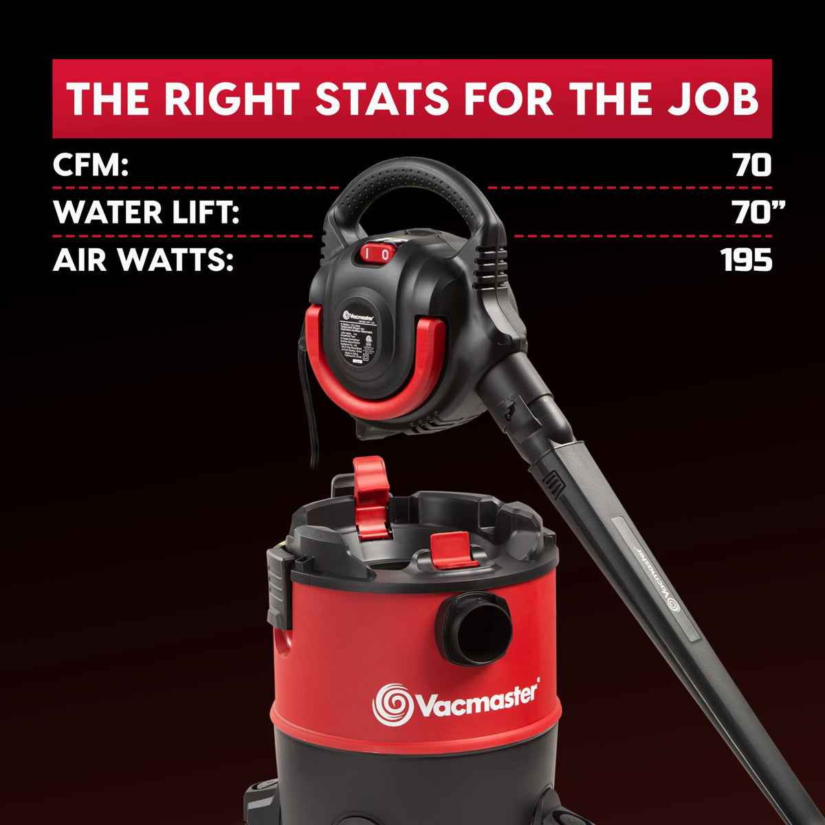 6 Gal Wet/Dry Vac with Detachable Blower U20318