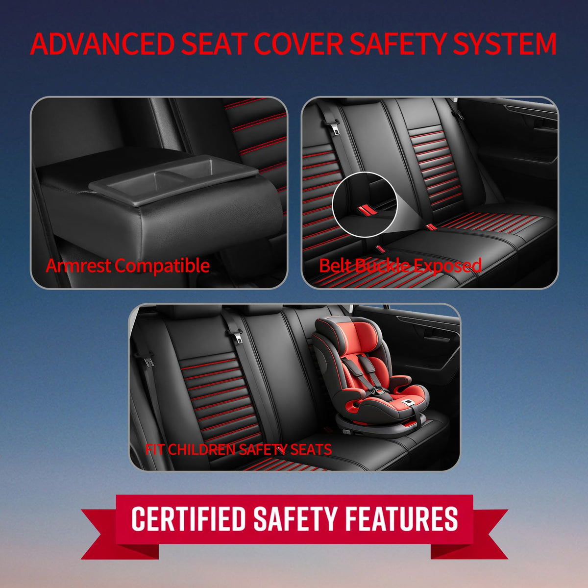 Car Seat Covers Full Set 5 Seat P38620