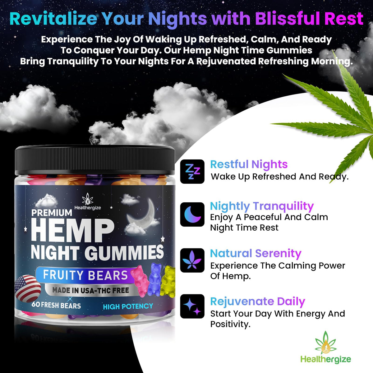 Hemp Gummies 60 Count M29554