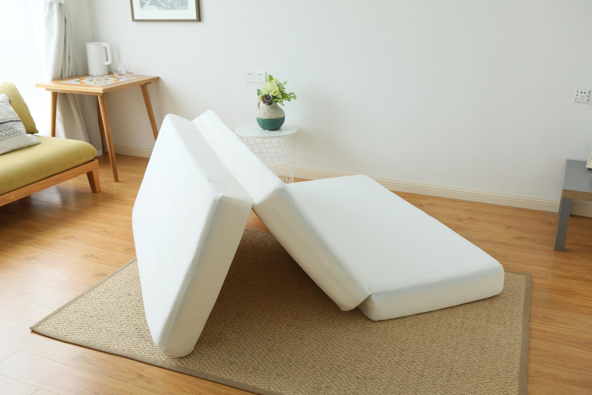 6-Inch Gel Infused Memory Foam Tri-fold Mattress with Bamboo Cover J3290