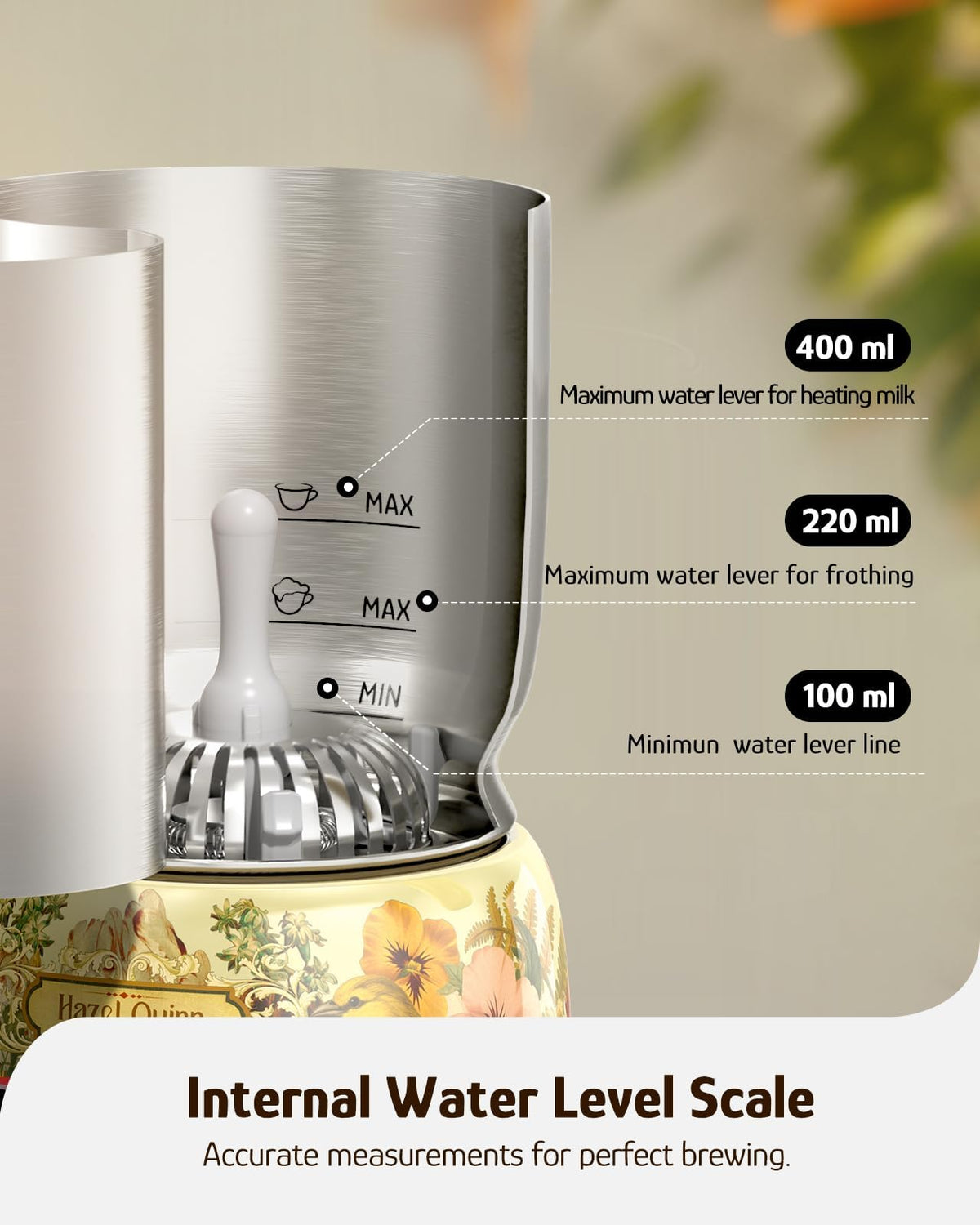 Electric Milk Frother & Steamer Y781