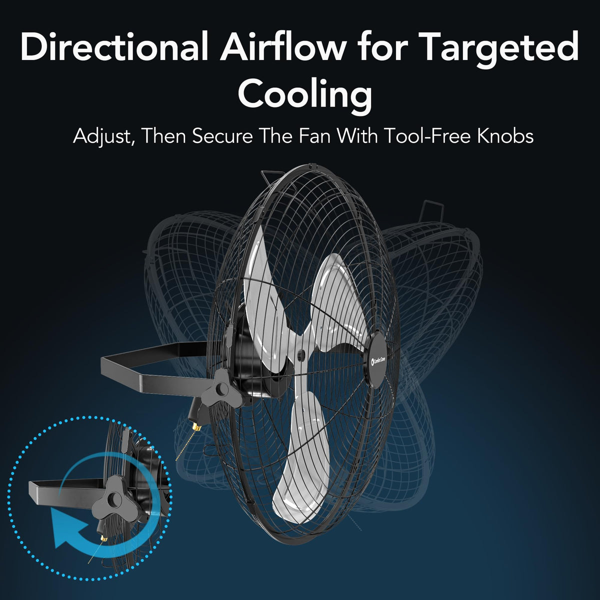 20" High-Velocity Industrial Floor & Wall Fan V30301