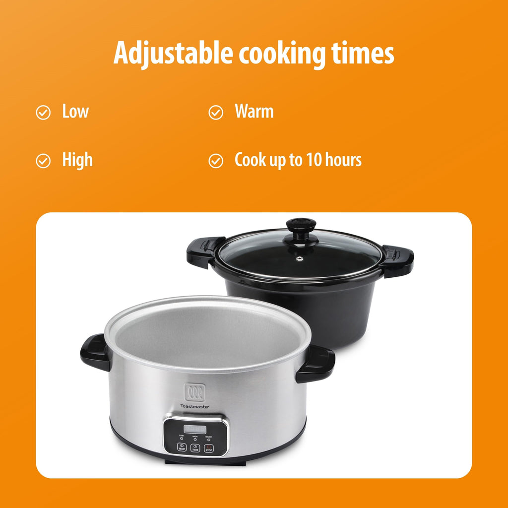 4-Quart Stainless Steel Slow Cooker L6607