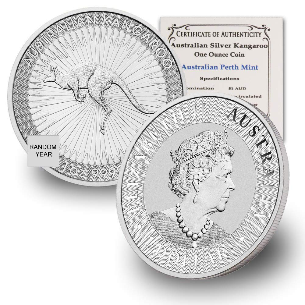 1 oz Australian Silver Kangaroo Coin G6795
