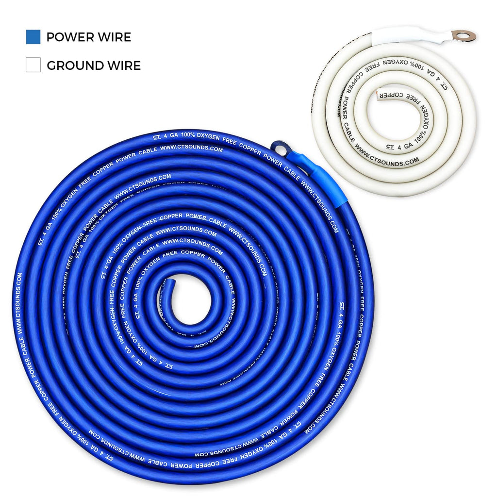 4 Gauge OFC Amp Wiring Install Kit K2862