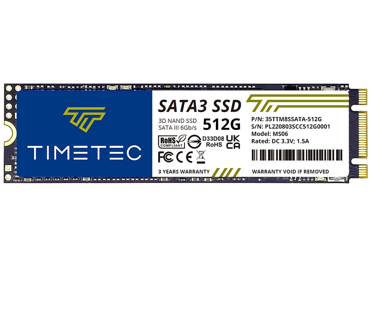 512GB M.2 2280 SATA III Internal Solid State Drive E154