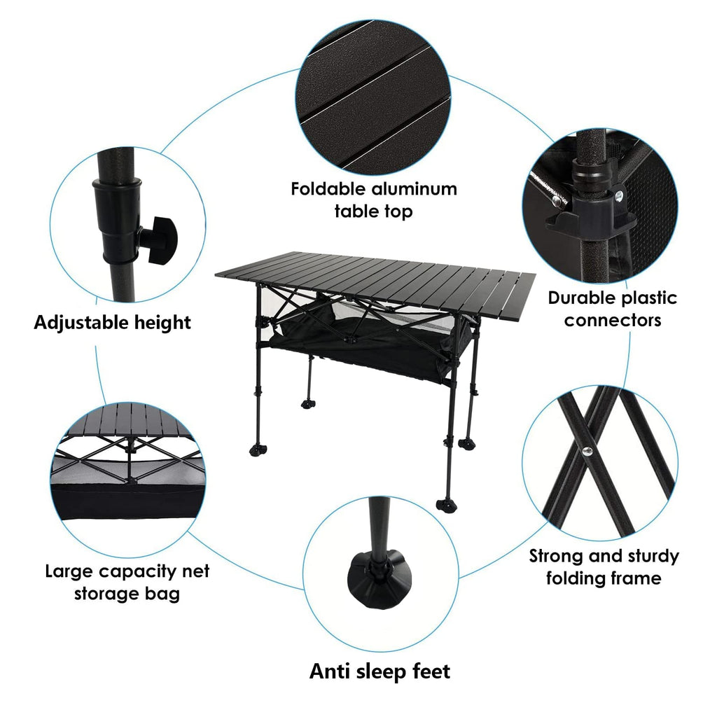 Adjustable Aluminum Camping Table P48460