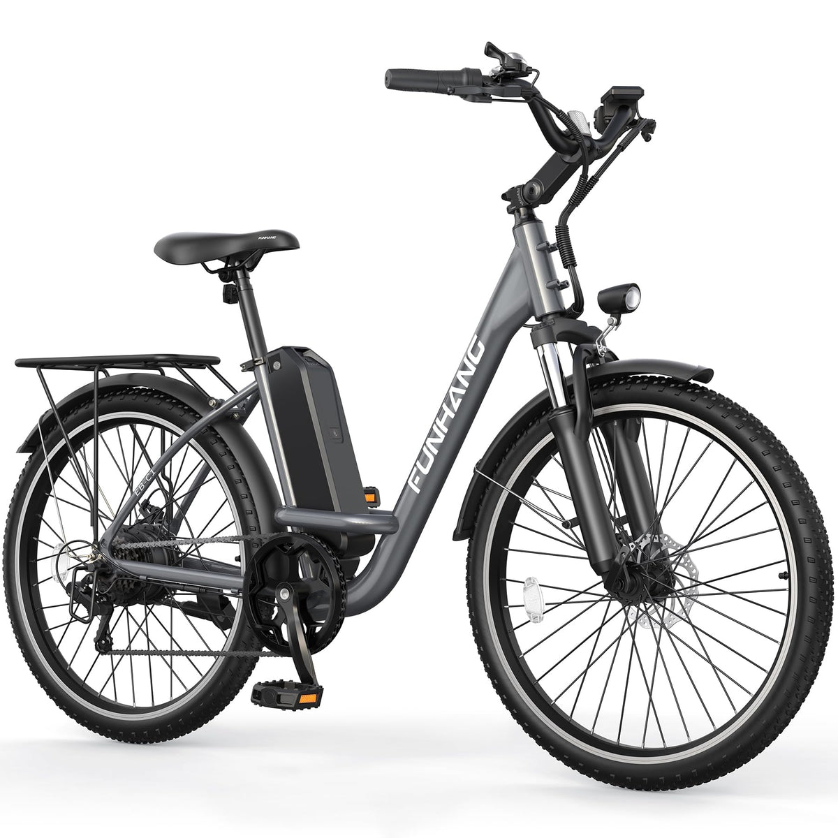 26" 1000W Electric Bike with 48V Battery, 7-Speed U97467