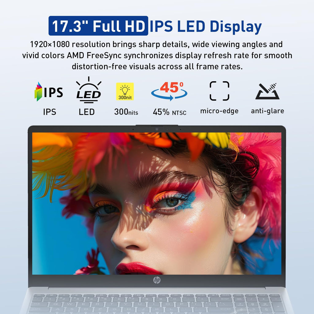 17.3" FHD IPS Anti-Glare Laptop, AMD Ryzen 5, 16GB RAM, 1TB Storage Q5491