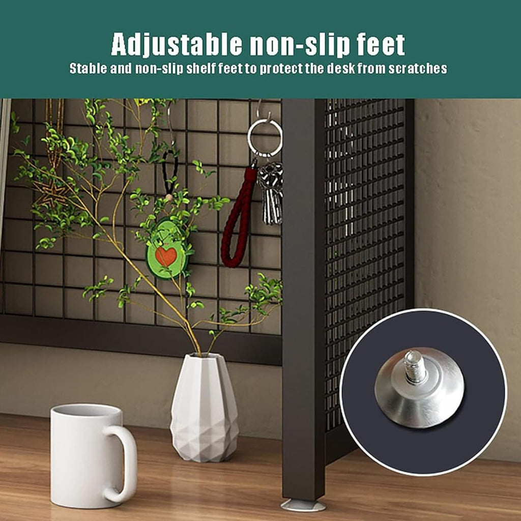 Adjustable 3-Tier Wooden Desktop Bookshelf Organizer Rack D600