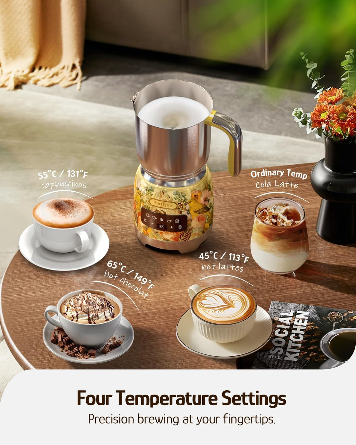 Electric Milk Frother & Steamer Y781