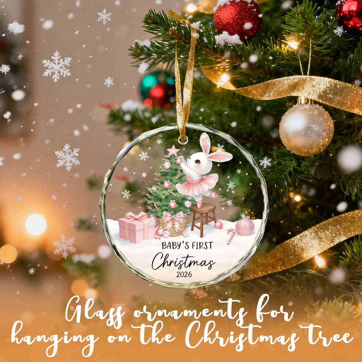 Baby Girl First Christmas Ornament E289268