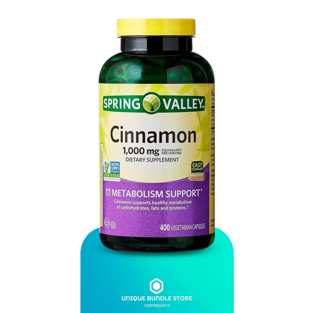 Cinnamon 1000 mg 400 Capsules E2740
