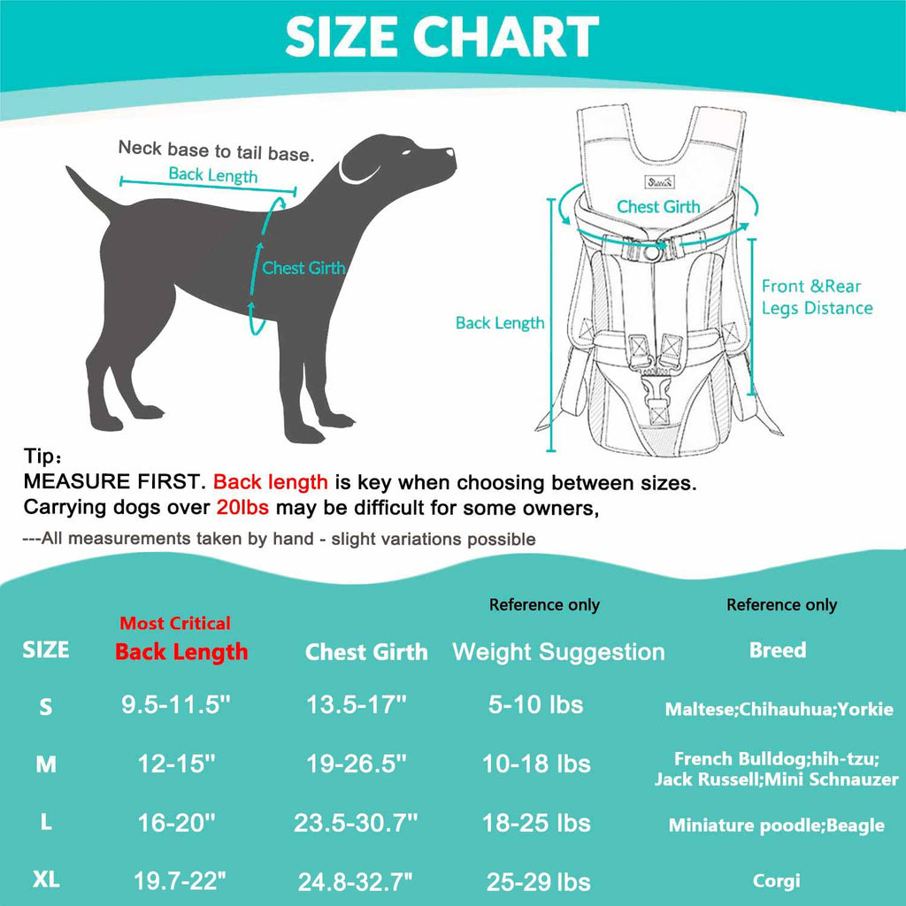Adjustable Dog Backpack Carrier G130