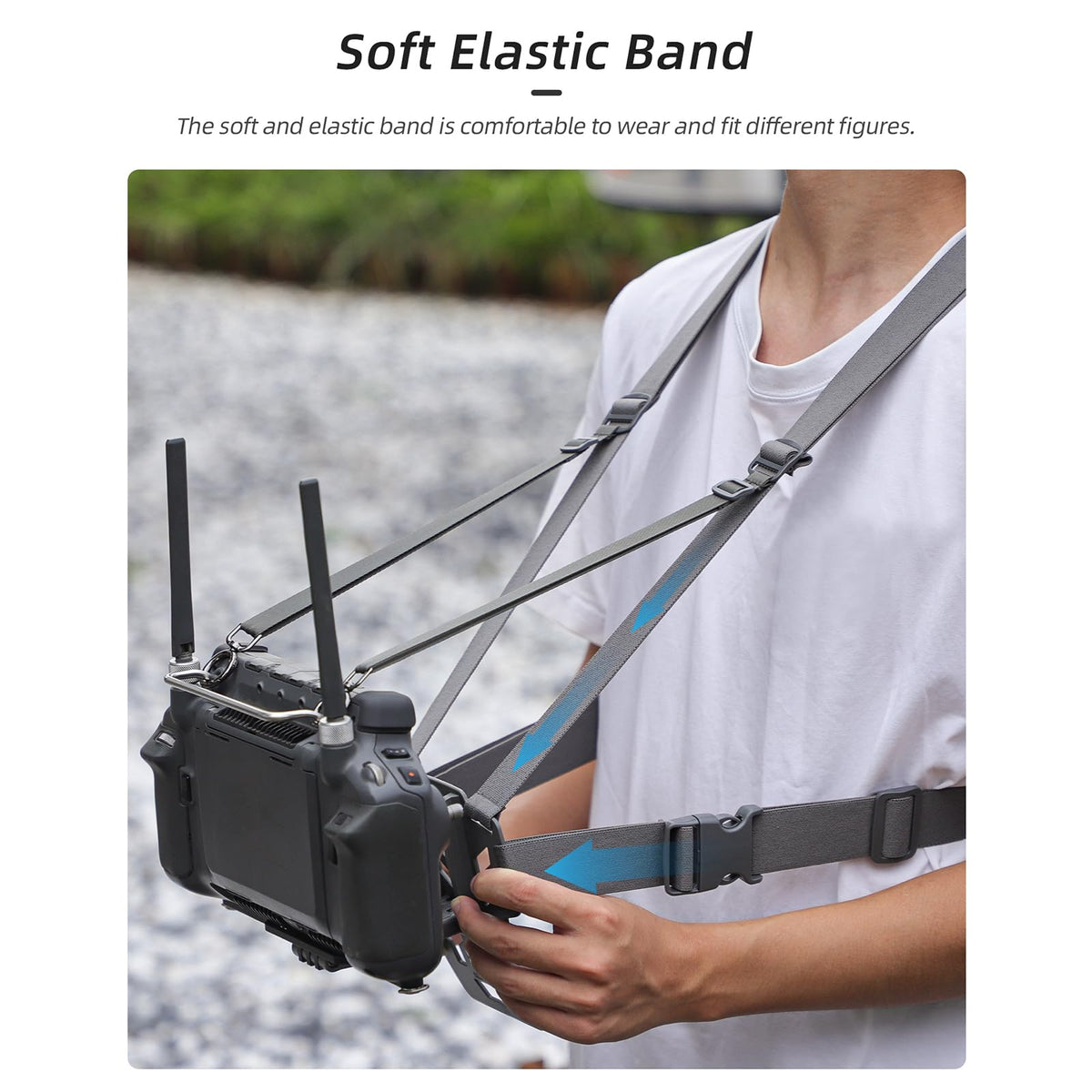 Handsfree Remote Control Chest Mount Straps S589