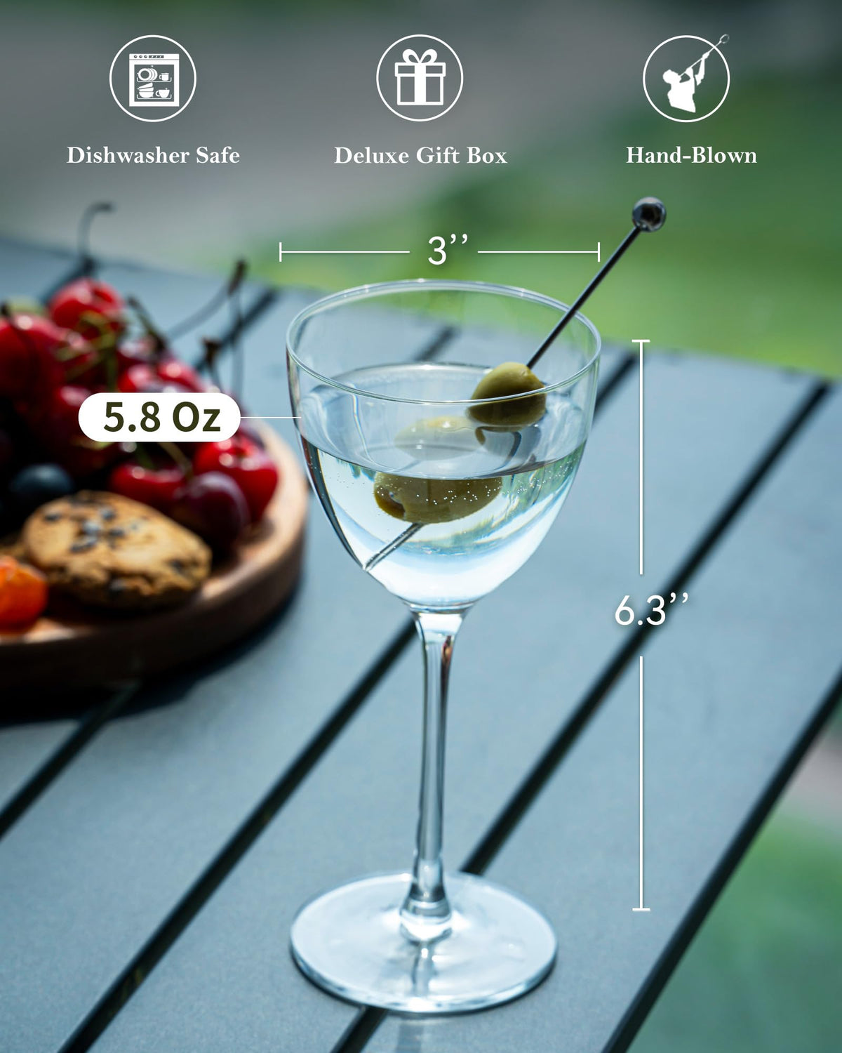Coupe Martini Glasses Set of 6 X717357