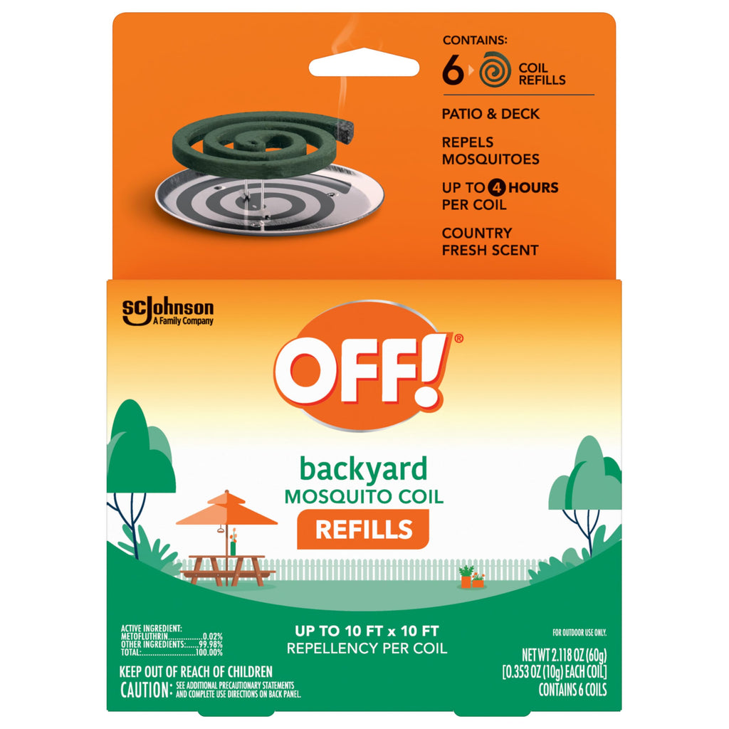 Mosquito Coil Refills 6 Count (Pack of 6) N718