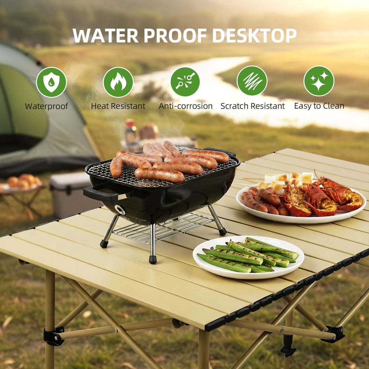 Folding Camping Table with Carry Bag J87301