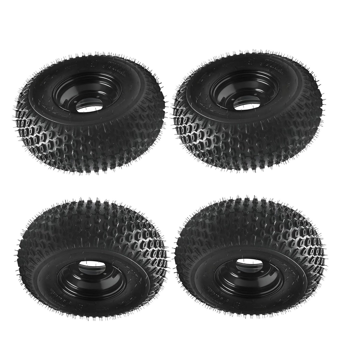 4 Pack 19x7-8 Off-Road Tire & Wheel Combo Tubeless 4-Ply T6894