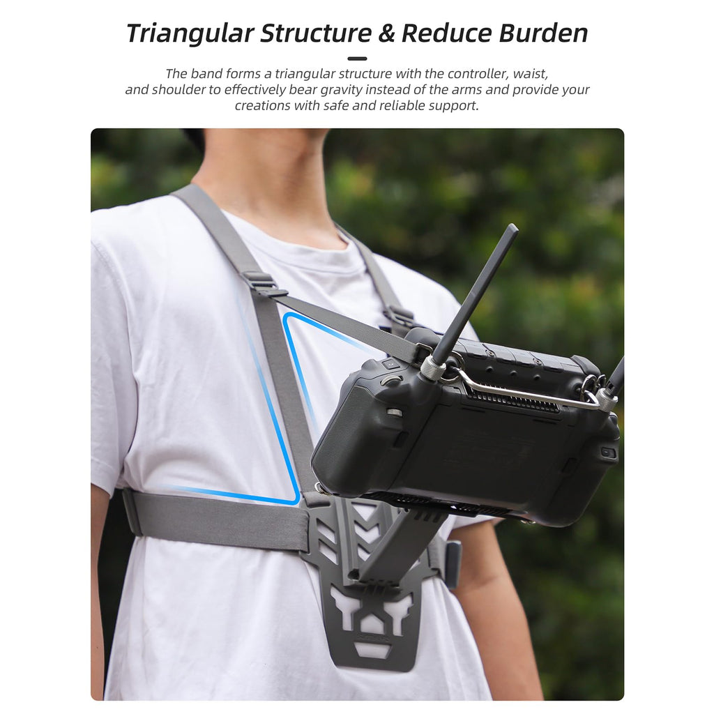 Handsfree Remote Control Chest Mount Straps S589