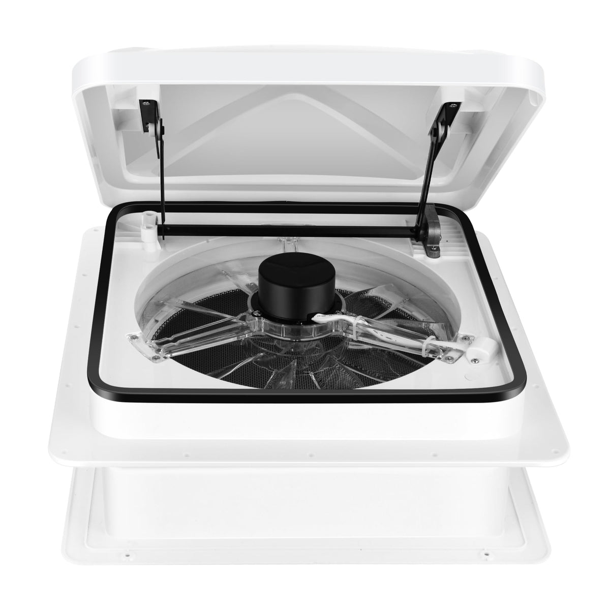 RV Roof Vent Fan 6-Speed-Reversible White Z677