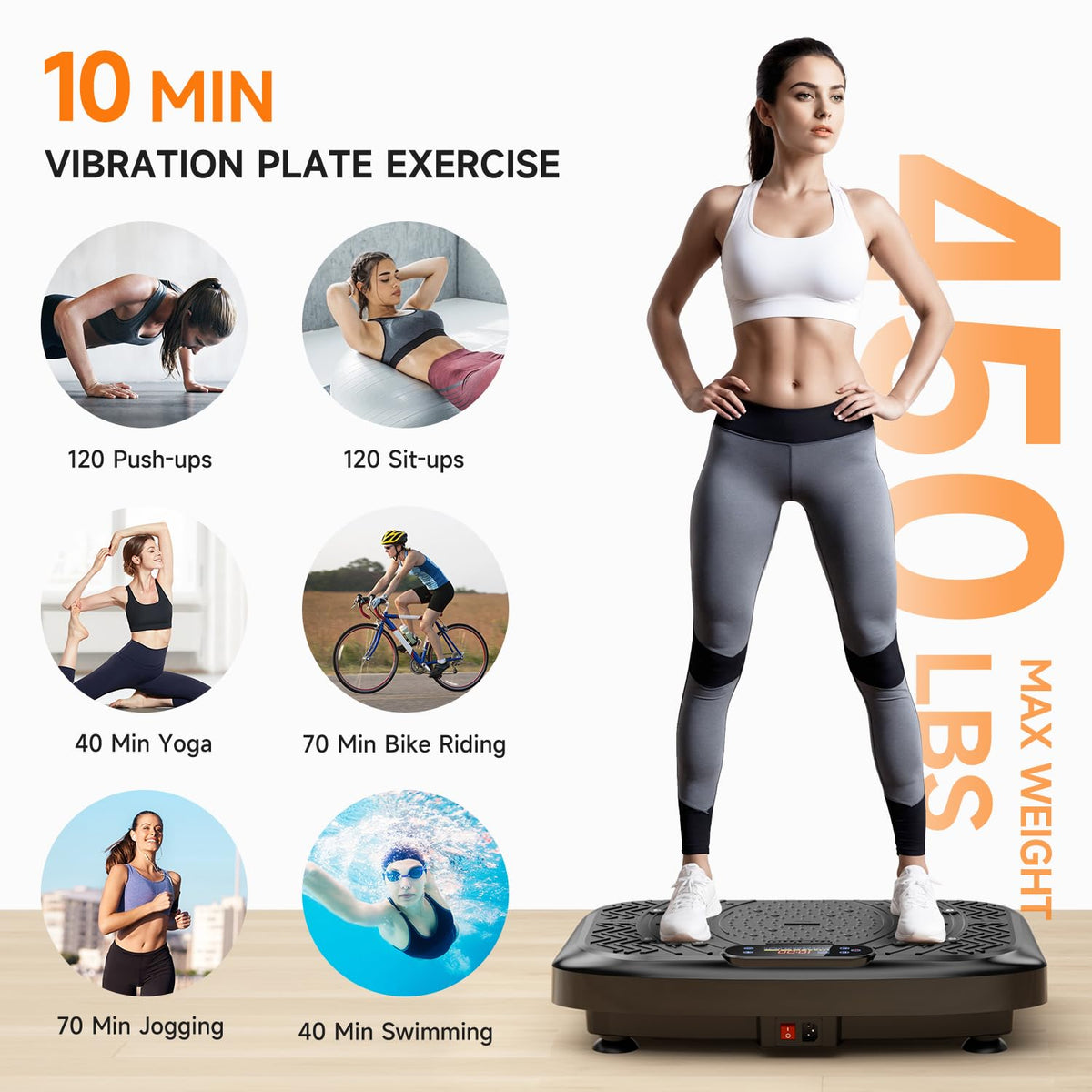 Vibration Plate 450LB Capacity J351058