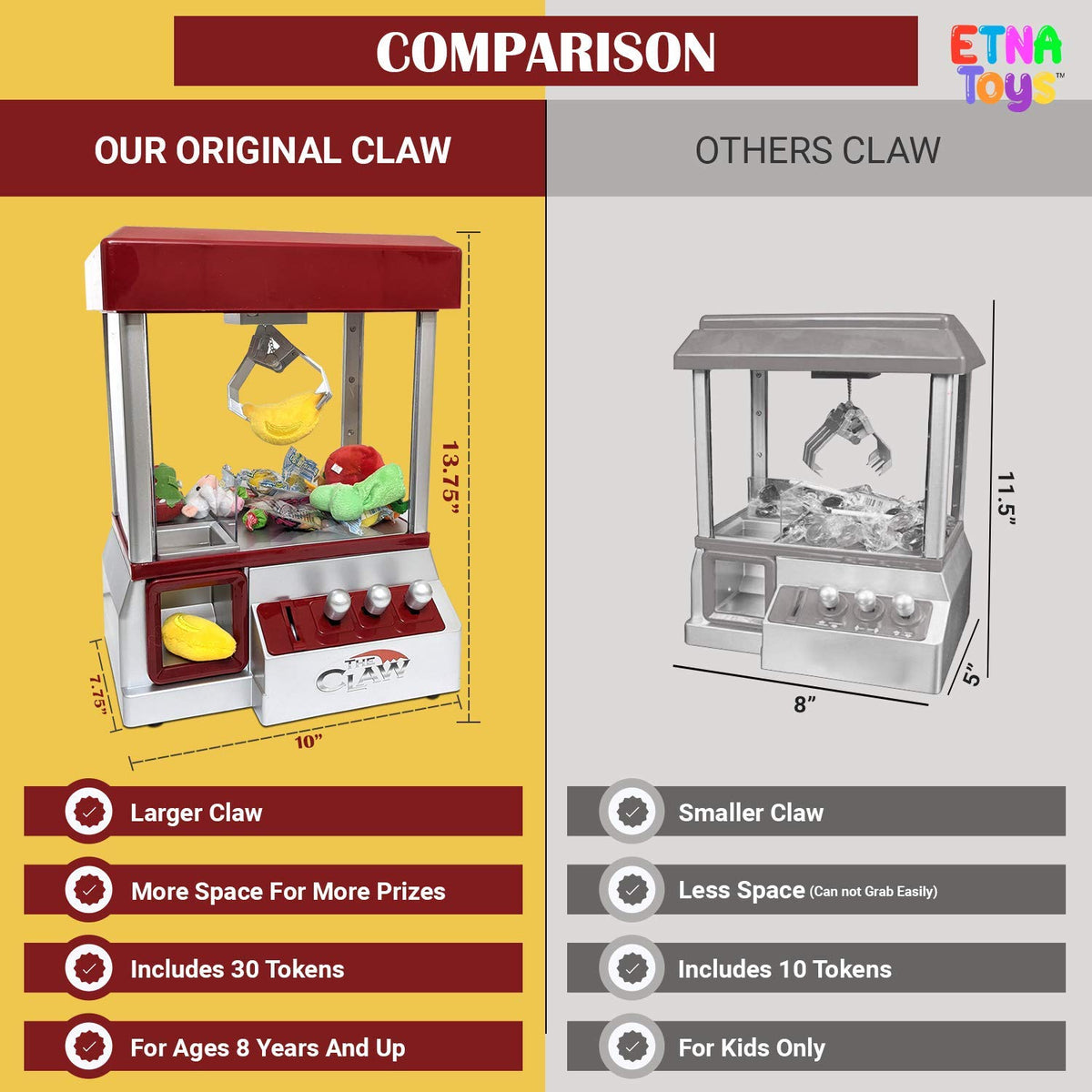 Electronic Arcade Claw Machine C9884