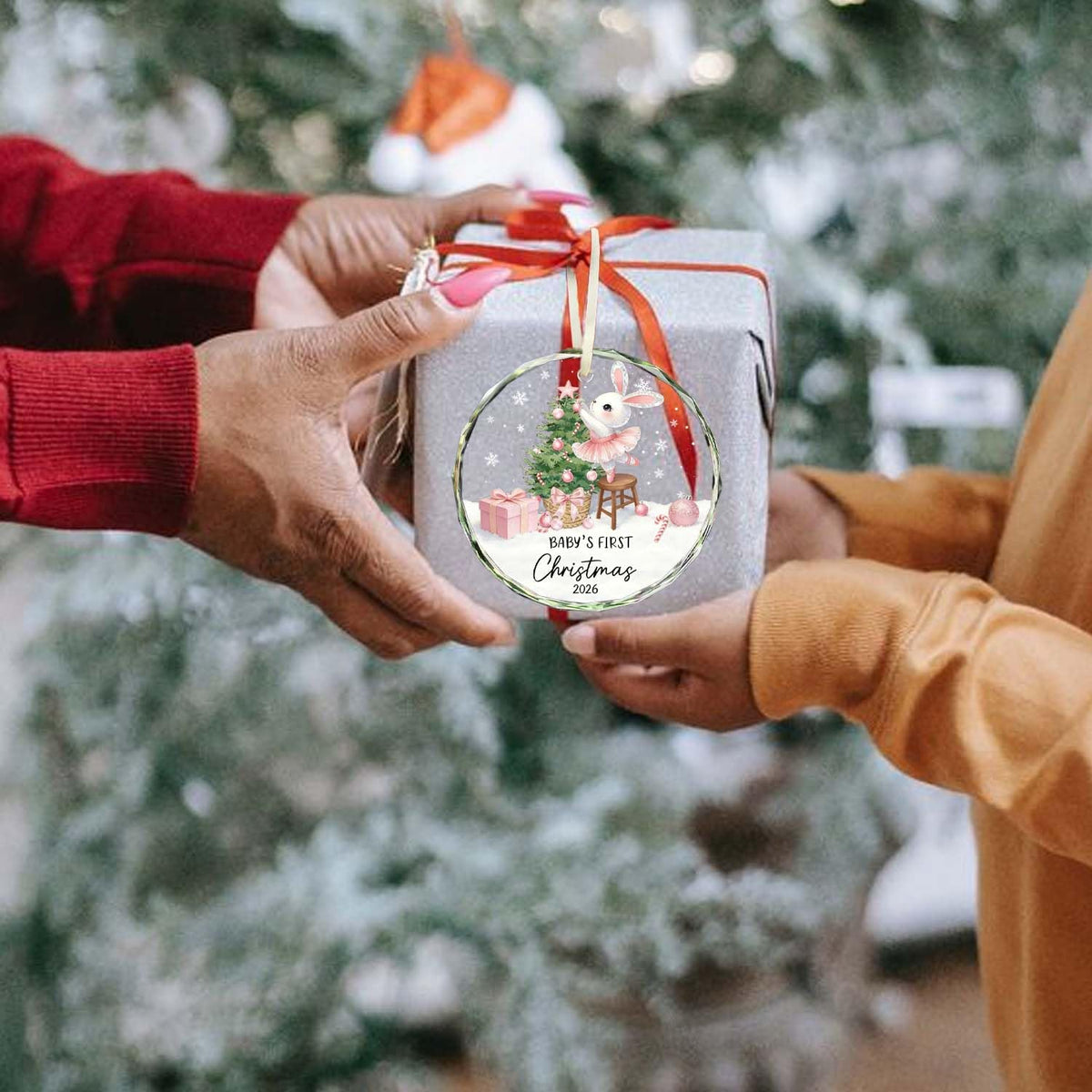 Baby Girl First Christmas Ornament E289268