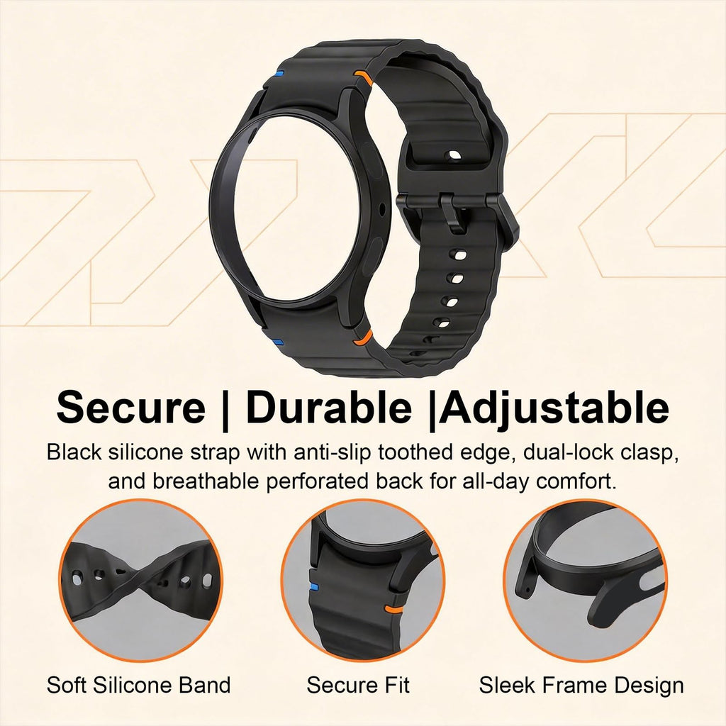 2 Pack Watch Bands & Protector Case E23278