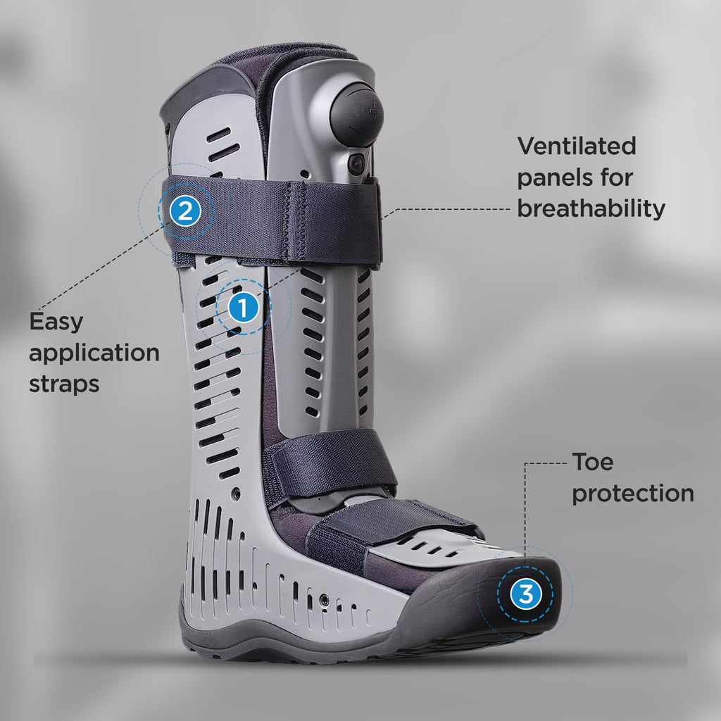 Adjustable Air Walker Boot with Air Pump D2305