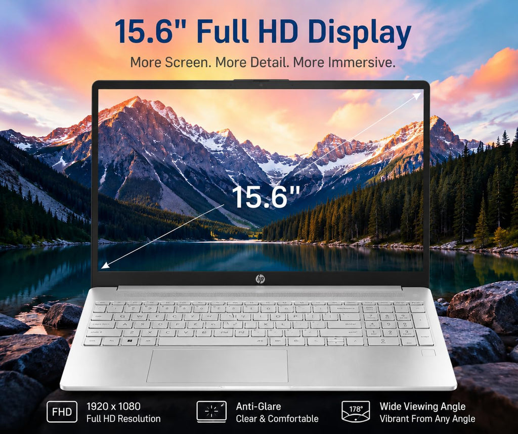 15.6" FHD Laptop, Intel Core i3, 8GB RAM, 256GB SSD I6862