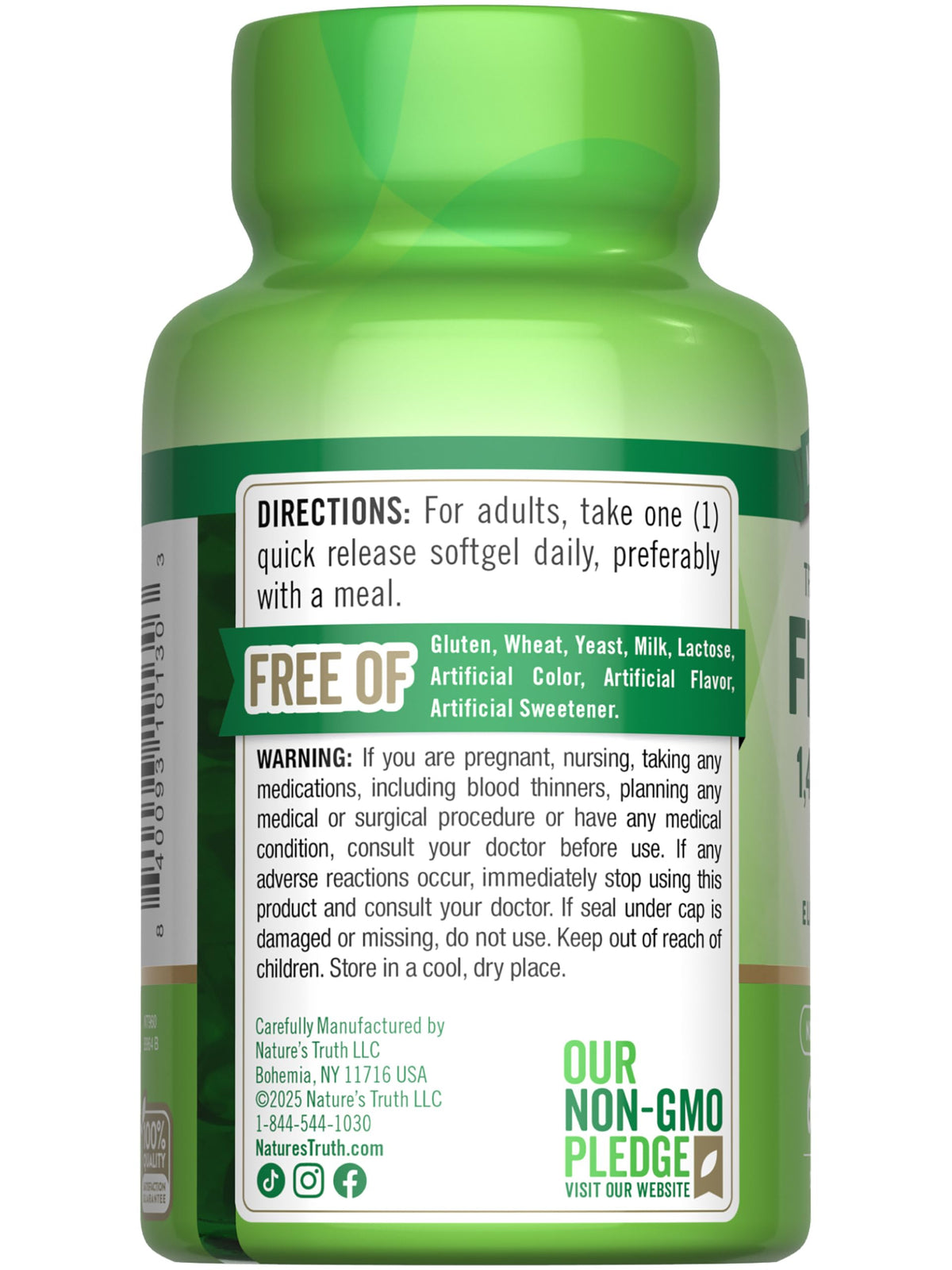 Triple Strength Fish Oil 1400 mg E6963