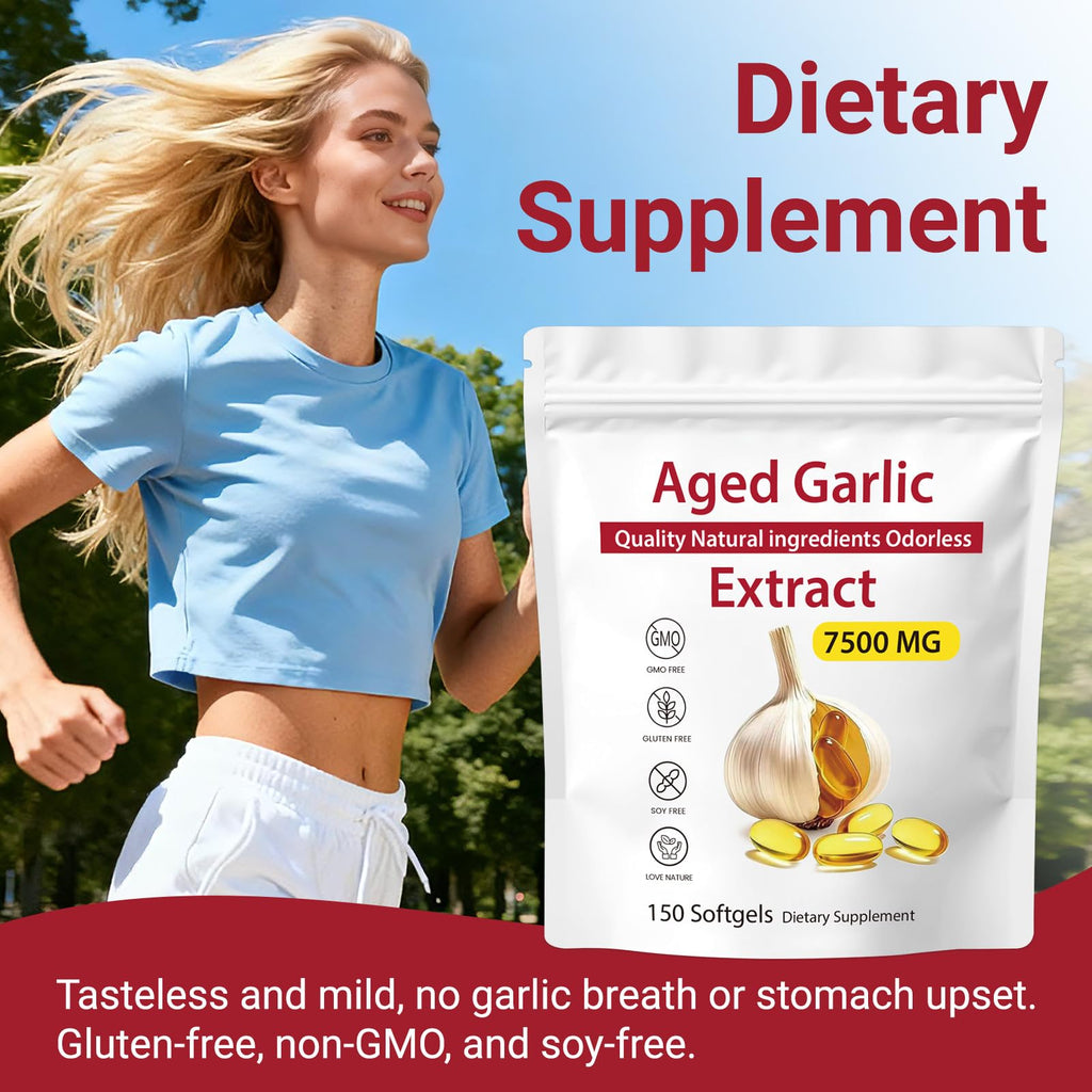 Odorless Aged Garlic Extract 7500mg Softgels H539903