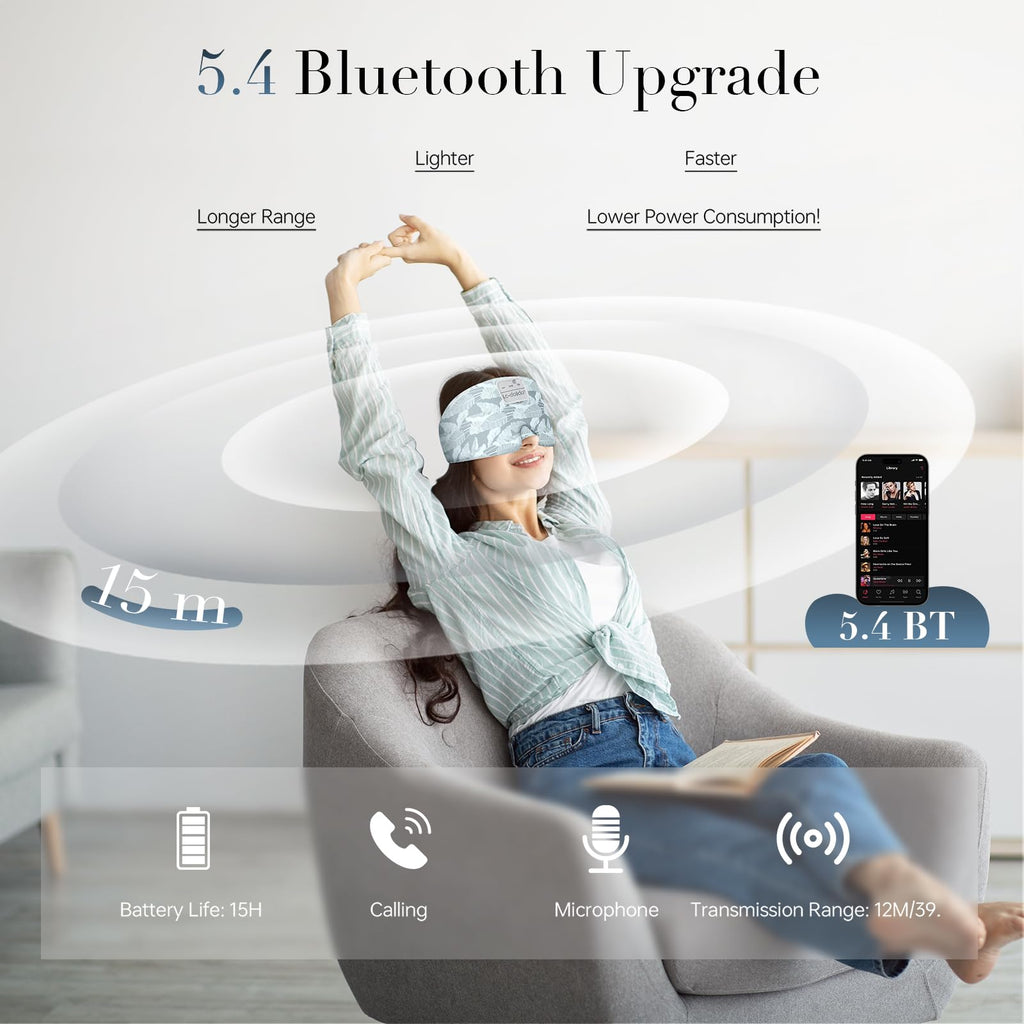 Bluetooth Sleep Mask with Headphones G824734