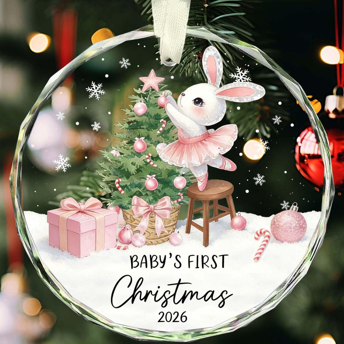 Baby Girl First Christmas Ornament E289268