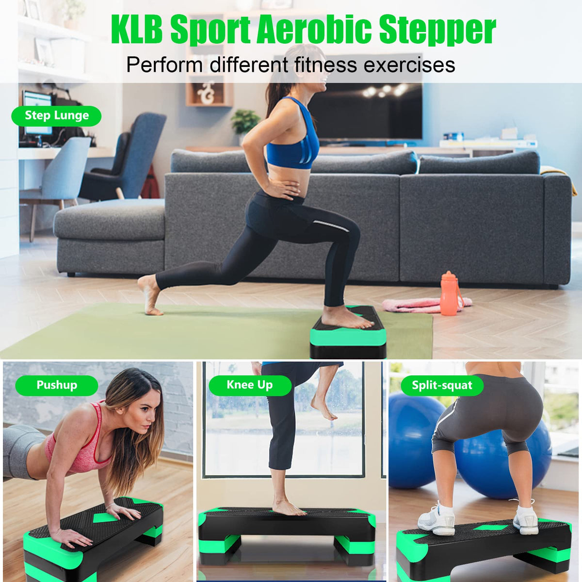 Adjustable Aerobic Stepper Step Platform A7471