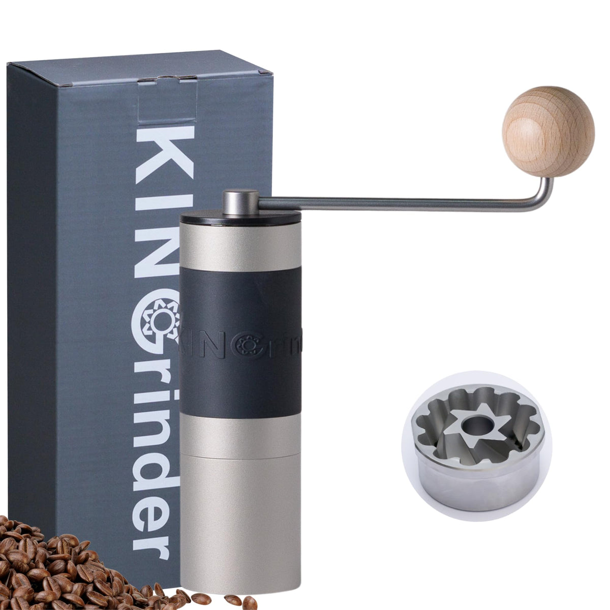 Manual Coffee Grinder Stainless Burr V728