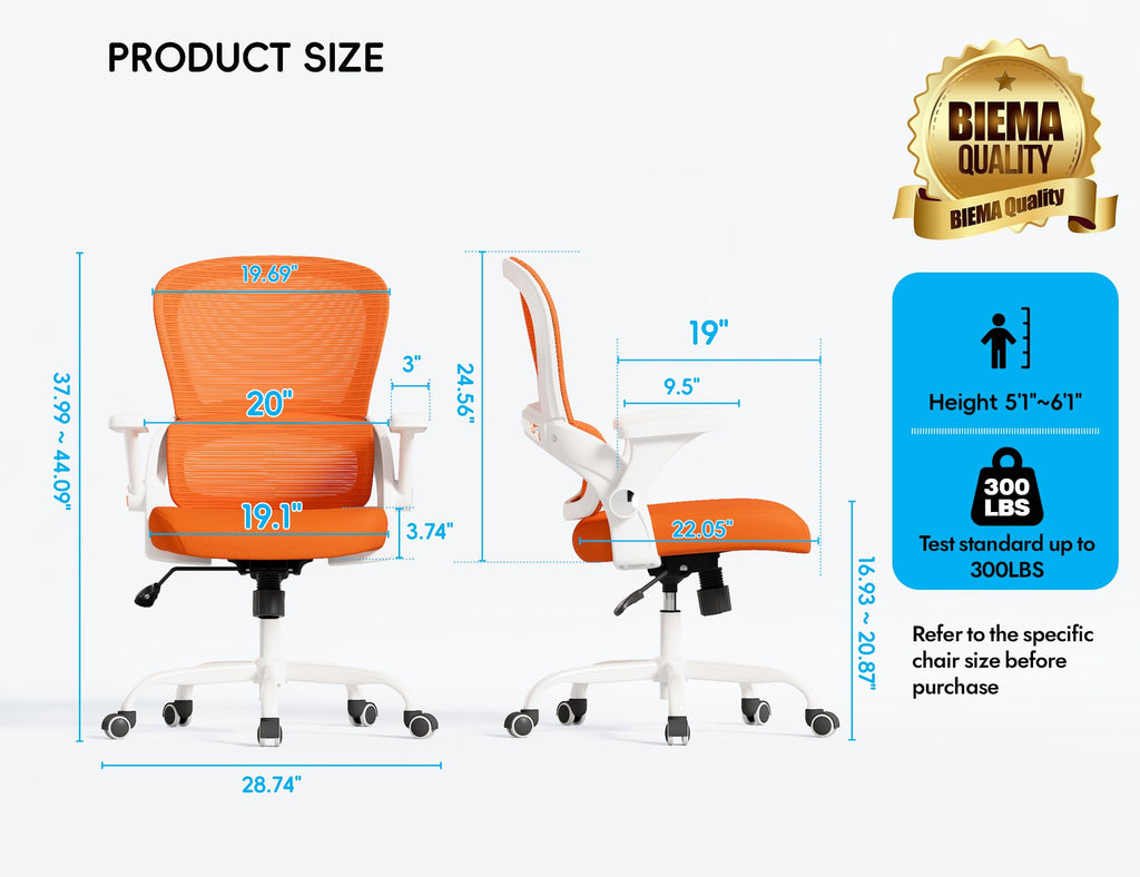 Ergonomic Office Chair with Back Support U21873