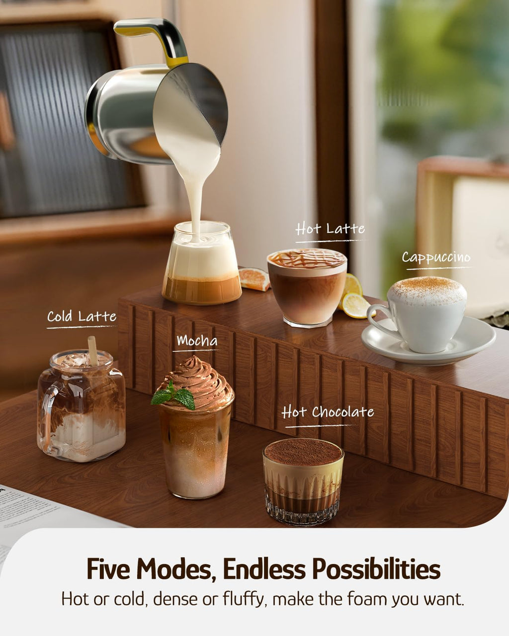 Electric Milk Frother & Steamer Y781