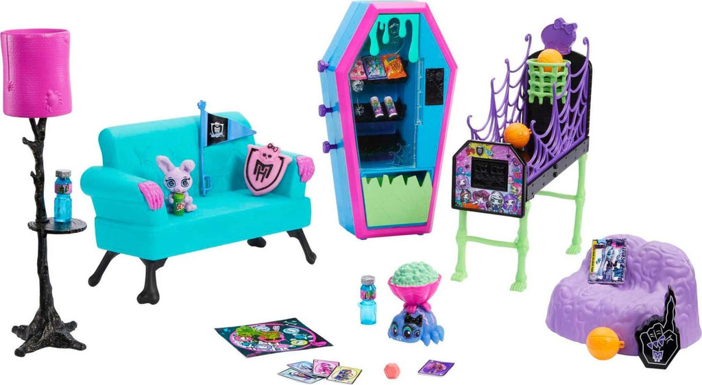 Monster High Playset with Doll House Furniture, 2 Pets & Accessories Q933147