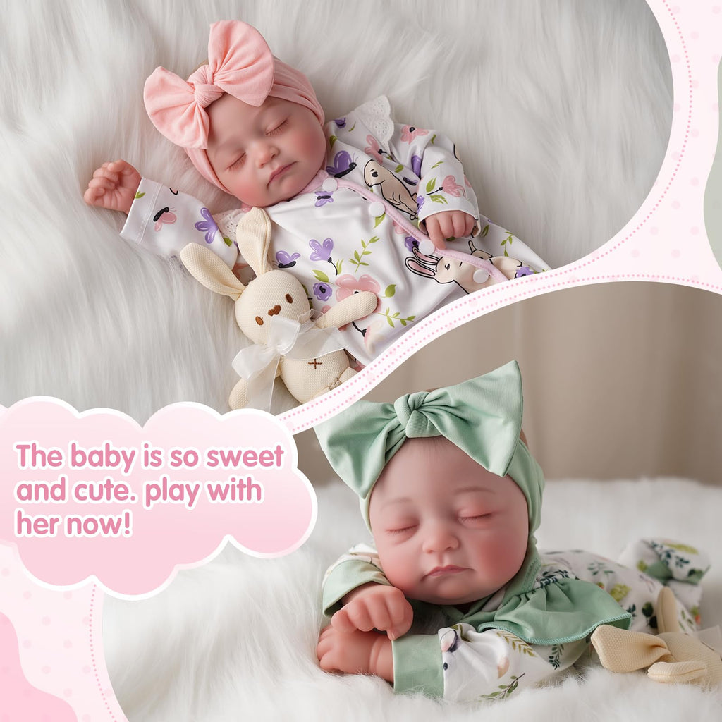Lifelike Reborn Baby Dolls Twins 20 inch I905964