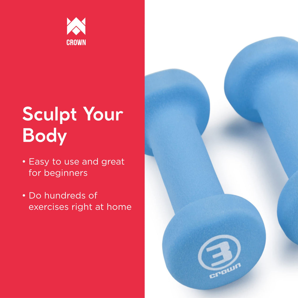 Neoprene Body Sculpting Hand Weights 10 LB C15918