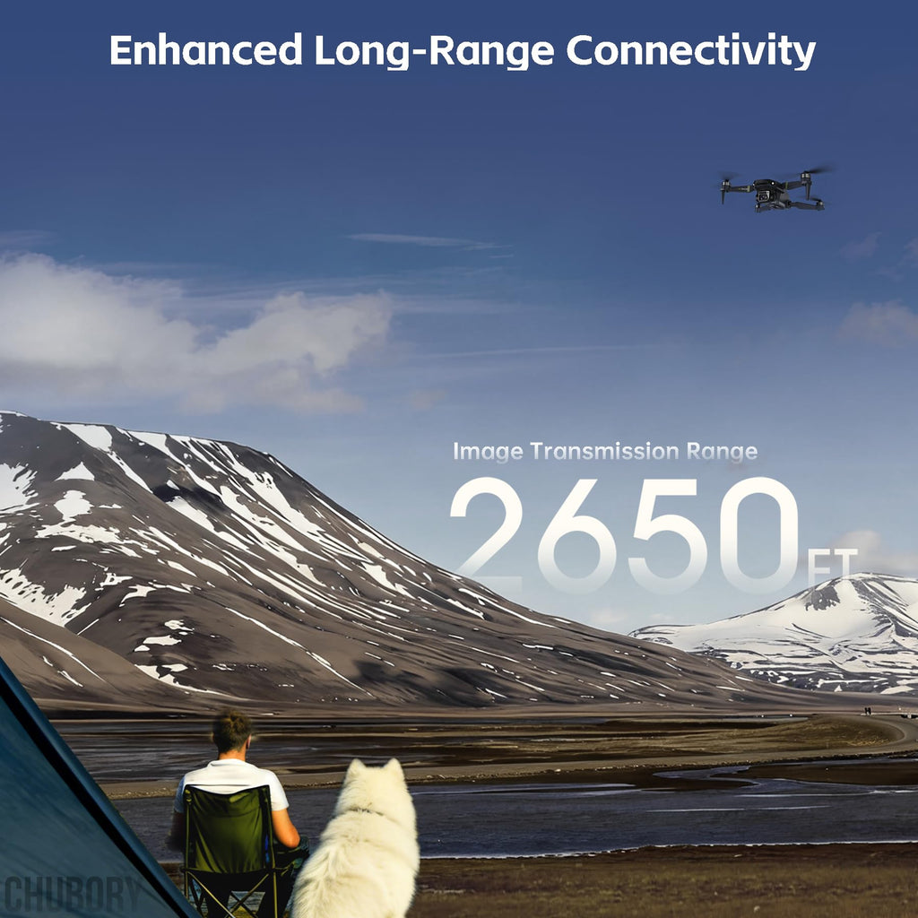 4K Camera Drone with 3 Batteries N6741