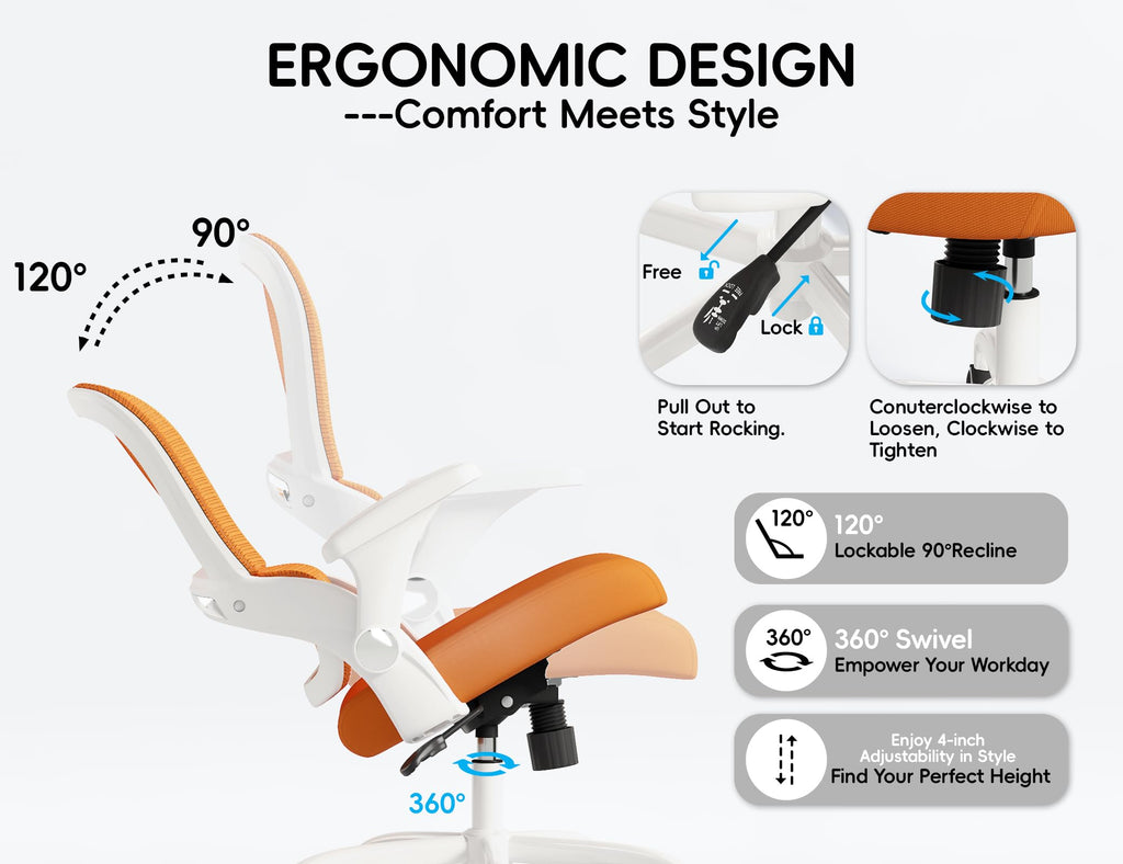 Ergonomic Office Chair with Back Support U21873