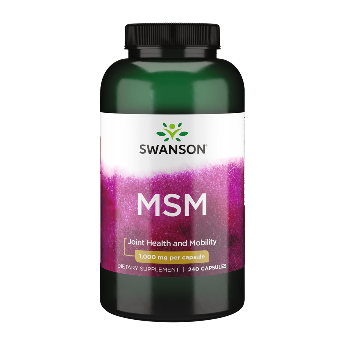 MSM Joint Health Supplement, 1000 mg, 240 Capsules P2289