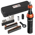 1/4 Inch Pound Torque Screwdriver Set, 10-80 In-Lb, 34-Pieces Bits R550